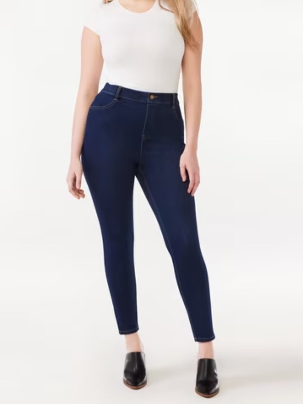 Time and Tru Women's High Rise Jeggings, 29" Inseam, Sizes XXL 20